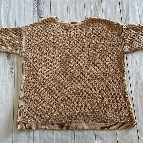 Old Navy Popcorn Stitch Knit Sweater Women’s XL Textured Winter Cozy Cottage - Picture 9 of 14